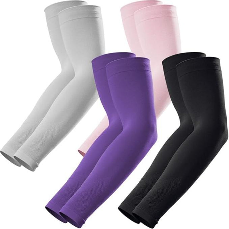 GOUNOD Sun Protection UV Arm Sleeves for Men Women Youth UPF 50+ Compression Cooling Sports Gloves Fallfreshness