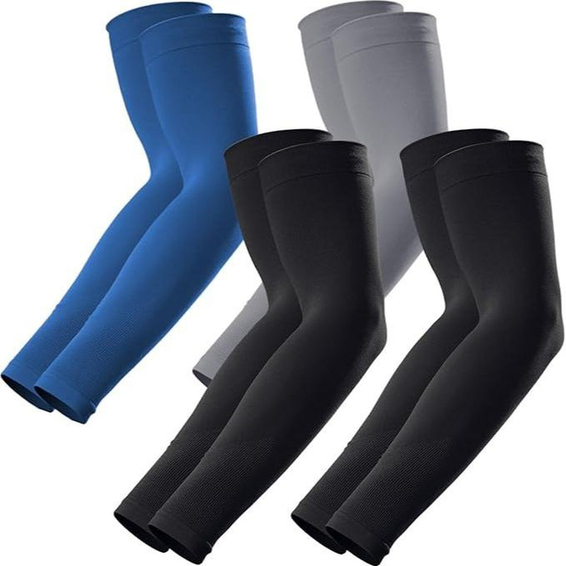 GOUNOD Sun Protection UV Arm Sleeves for Men Women Youth UPF 50+ Compression Cooling Sports Gloves Fallfreshness