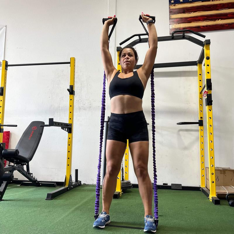 Full Body and Squat Workout Equipment Kit for Home or Traveling