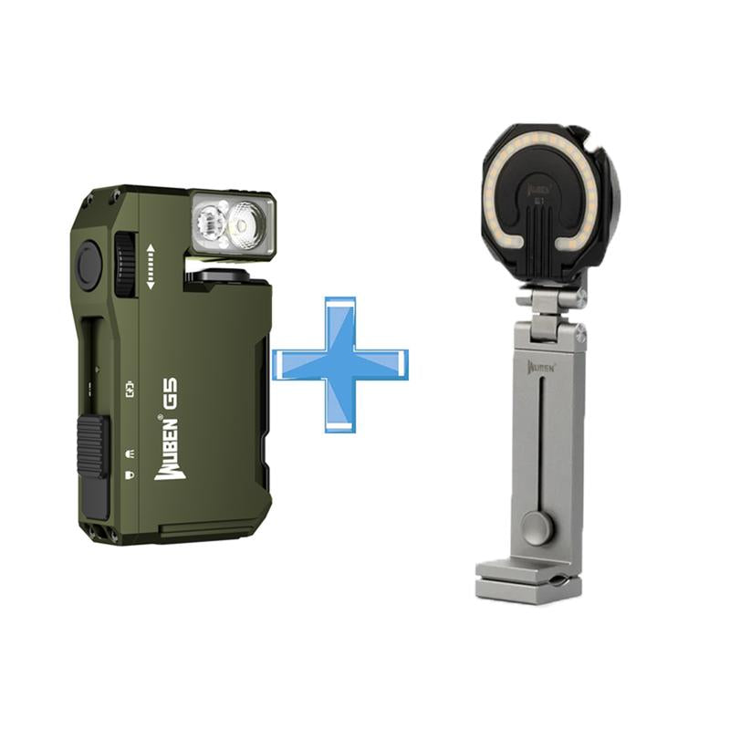 WUBEN G5 Premium Rotatable RGB Mini Pocket Flashlight, 400 Lumens, USB-C Rechargeable, Magnetic Clip, Ideal for Work, Travel, and Gear Bags, Dealsforyoudays