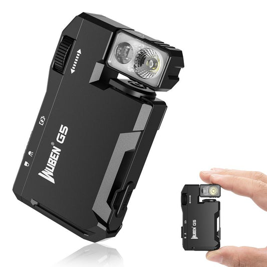 WUBEN G5 Premium Rotatable RGB Mini Pocket Flashlight, 400 Lumens, USB-C Rechargeable, Magnetic Clip, Ideal for Work, Travel, and Gear Bags, Dealsforyoudays