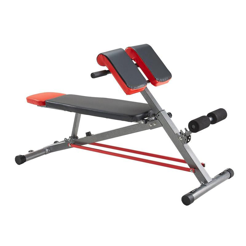 VEVOR Roman Chair Back Extension Hyperextension Bench Multi-Function Adjustable Gym