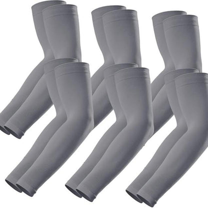 GOUNOD Sun Protection UV Arm Sleeves for Men Women Youth UPF 50+ Compression Cooling Sports Gloves Fallfreshness