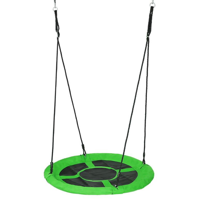 SUPERDEAL 40 Inch Saucer Tree Swing Seat, 800Lbs Capacity for Kids, Flying Saucer Swing with Adjustable Hanging Ropes, Durable 900D Oxford Fabric, Steel Frame, Waterproof, Easy Assembly for Outdoor Playground and Backyard,