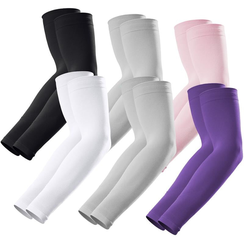 GOUNOD Sun Protection UV Arm Sleeves for Men Women Youth UPF 50+ Compression Cooling Sports Gloves Fallfreshness