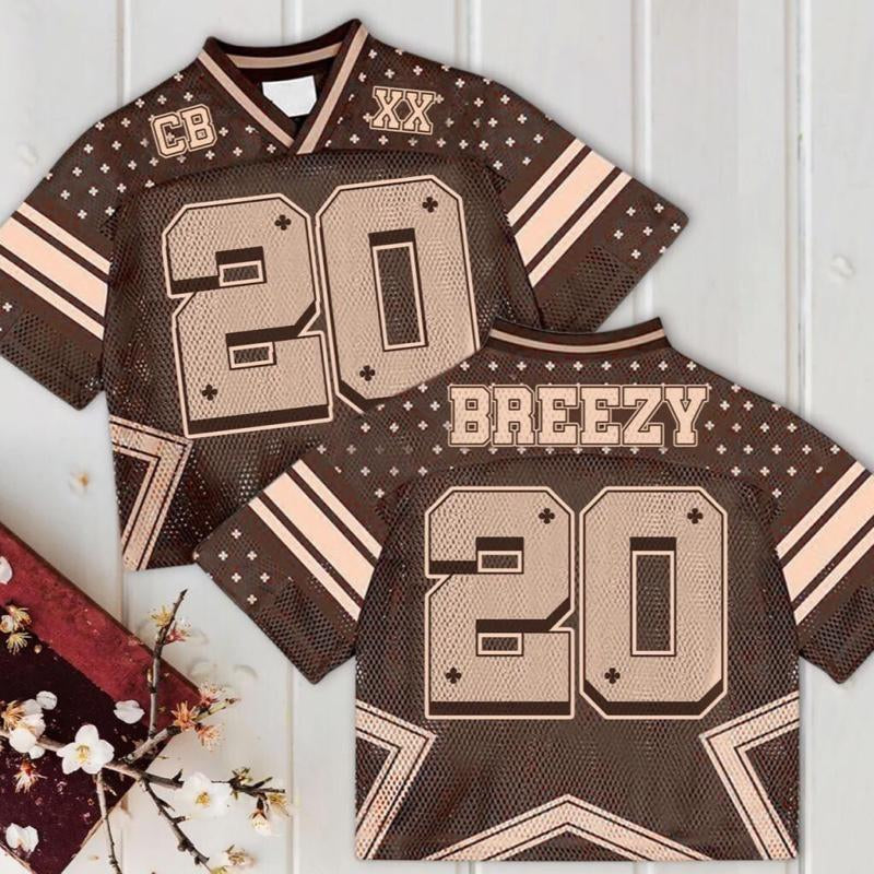 CB Jersey Crop Mesh, CB Jersey Top, Breezy Bowl 2025 Shirt, CB 2025 Jersey, Breezy Jersey