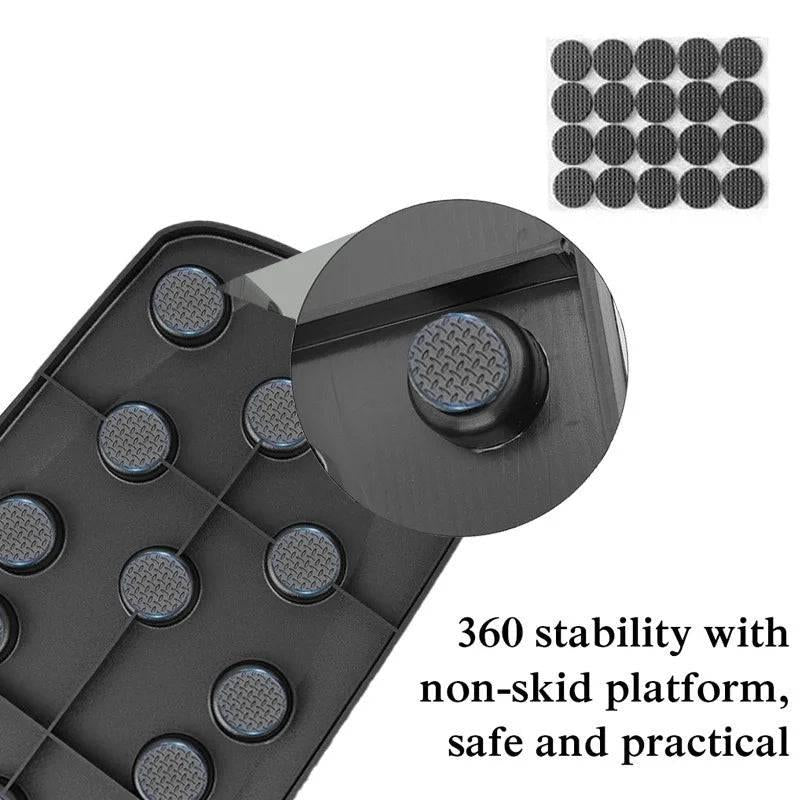Portable Multifunctional Push-Up Board Set with Foldable Handles for Comprehensive Chest, Abdomen, Arms, and Back Training