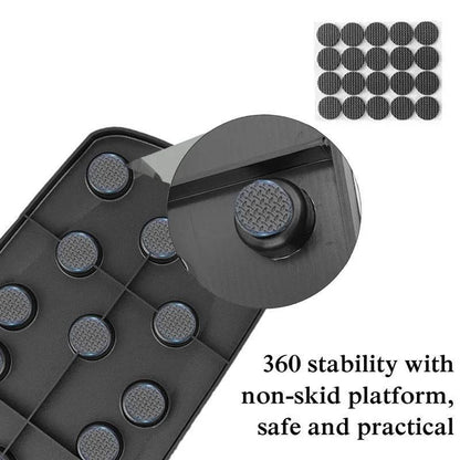 Portable Multifunctional Push-Up Board Set with Foldable Handles for Comprehensive Chest, Abdomen, Arms, and Back Training