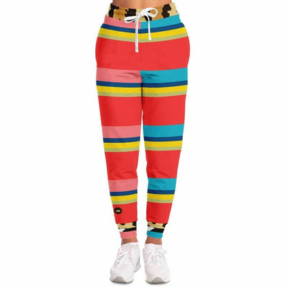 South Beach Rugby Stripe Eco-Poly Unisex Joggers