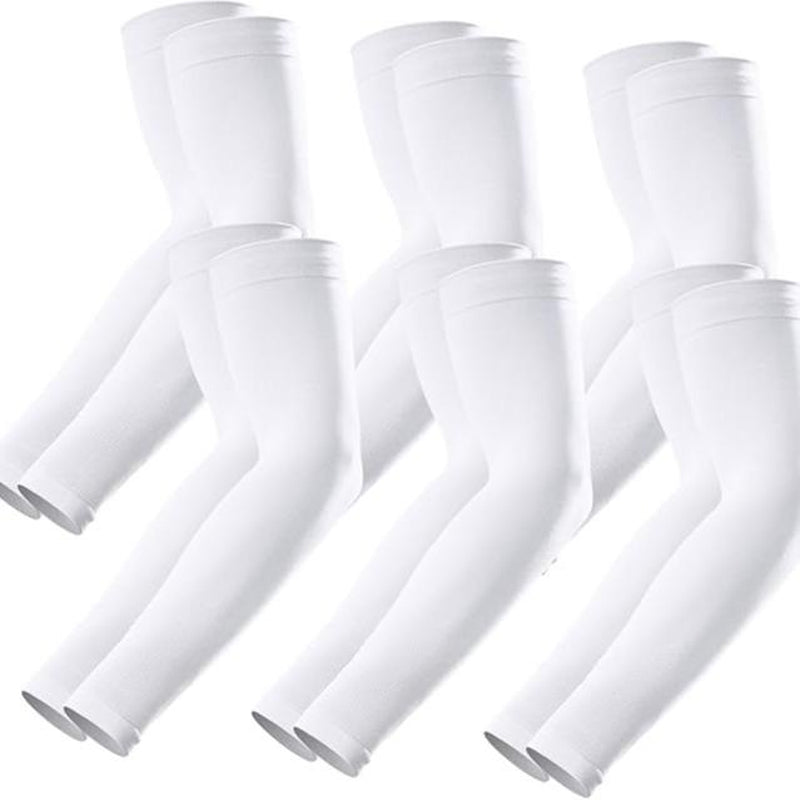 GOUNOD Sun Protection UV Arm Sleeves for Men Women Youth UPF 50+ Compression Cooling Sports Gloves Fallfreshness