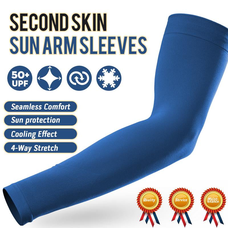 GOUNOD Sun Protection UV Arm Sleeves for Men Women Youth UPF 50+ Compression Cooling Sports Gloves Fallfreshness