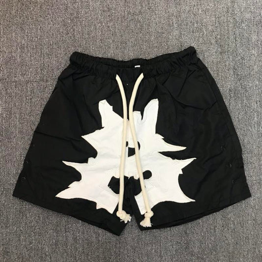 Billionaire BLACKOUT BILL NET Shorts Black Men Women Mesh Drawstring Breeches