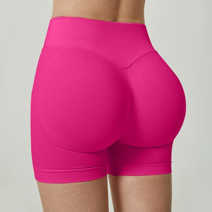 Nvwa-Women'S 6 Piece Workout Shorts Seamless High Waist Butt Liftings Exercise Athletic Fitnesswomen Workout Gym Impact Shorts Hidden Scrunch Butt Lifting Seamless Shorts Training Gymnastics