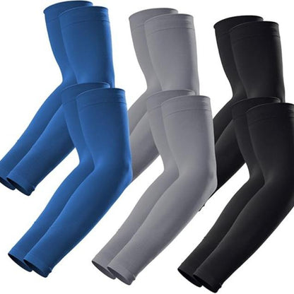 GOUNOD Sun Protection UV Arm Sleeves for Men Women Youth UPF 50+ Compression Cooling Sports Gloves Fallfreshness