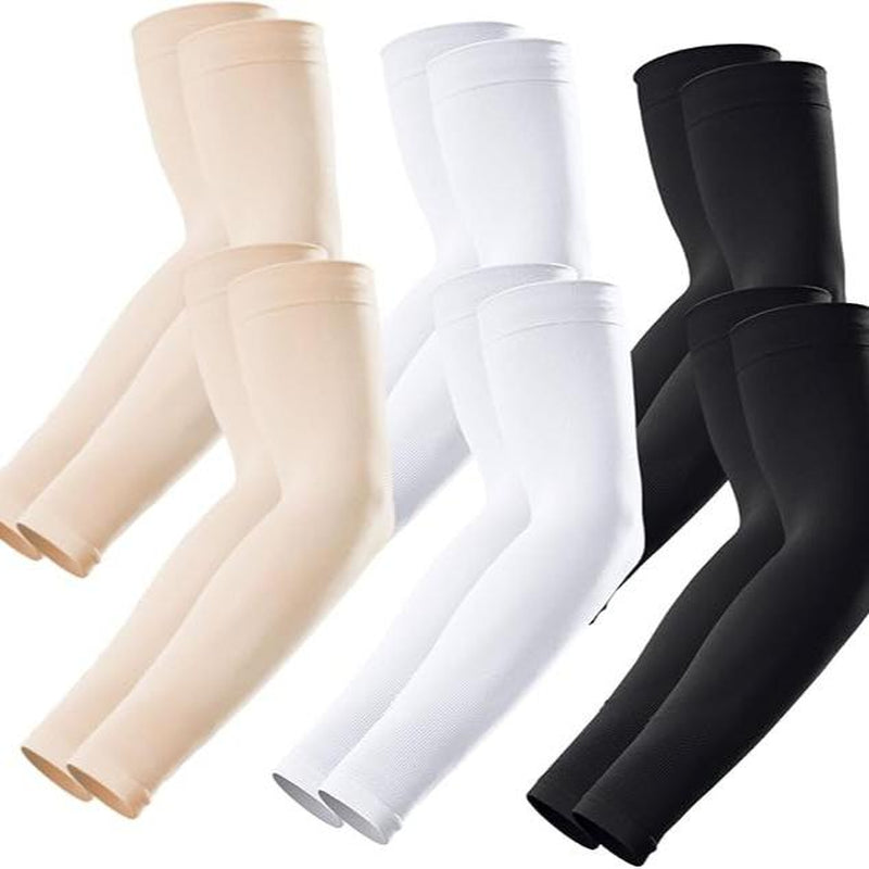 GOUNOD Sun Protection UV Arm Sleeves for Men Women Youth UPF 50+ Compression Cooling Sports Gloves Fallfreshness