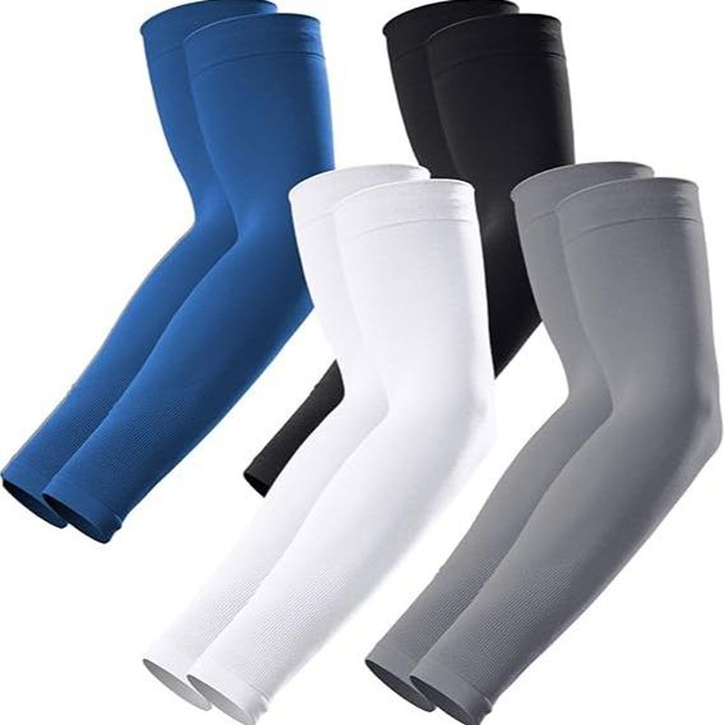 GOUNOD Sun Protection UV Arm Sleeves for Men Women Youth UPF 50+ Compression Cooling Sports Gloves Fallfreshness