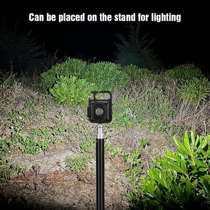LED Flashlight Cob Keychain Work Light, Triple Light Flashlight with 3 Modes, EDC Purse Light, Rechargeable Flashlights for Home, Camping, Walking