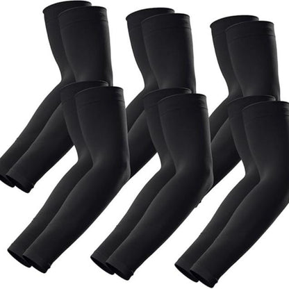 GOUNOD Sun Protection UV Arm Sleeves for Men Women Youth UPF 50+ Compression Cooling Sports Gloves Fallfreshness