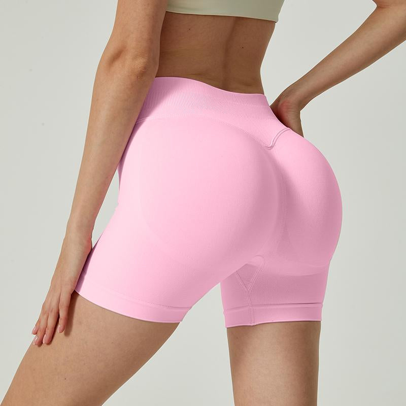 Nvwa-Women'S 6 Piece Workout Shorts Seamless High Waist Butt Liftings Exercise Athletic Fitnesswomen Workout Gym Impact Shorts Hidden Scrunch Butt Lifting Seamless Shorts Training Gymnastics