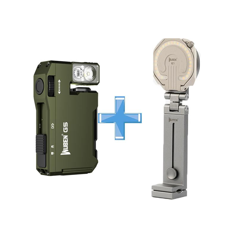 WUBEN G5 Premium Rotatable RGB Mini Pocket Flashlight, 400 Lumens, USB-C Rechargeable, Magnetic Clip, Ideal for Work, Travel, and Gear Bags, Dealsforyoudays