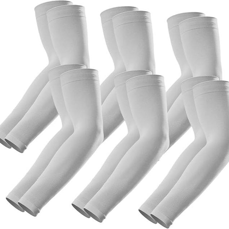 GOUNOD Sun Protection UV Arm Sleeves for Men Women Youth UPF 50+ Compression Cooling Sports Gloves Fallfreshness