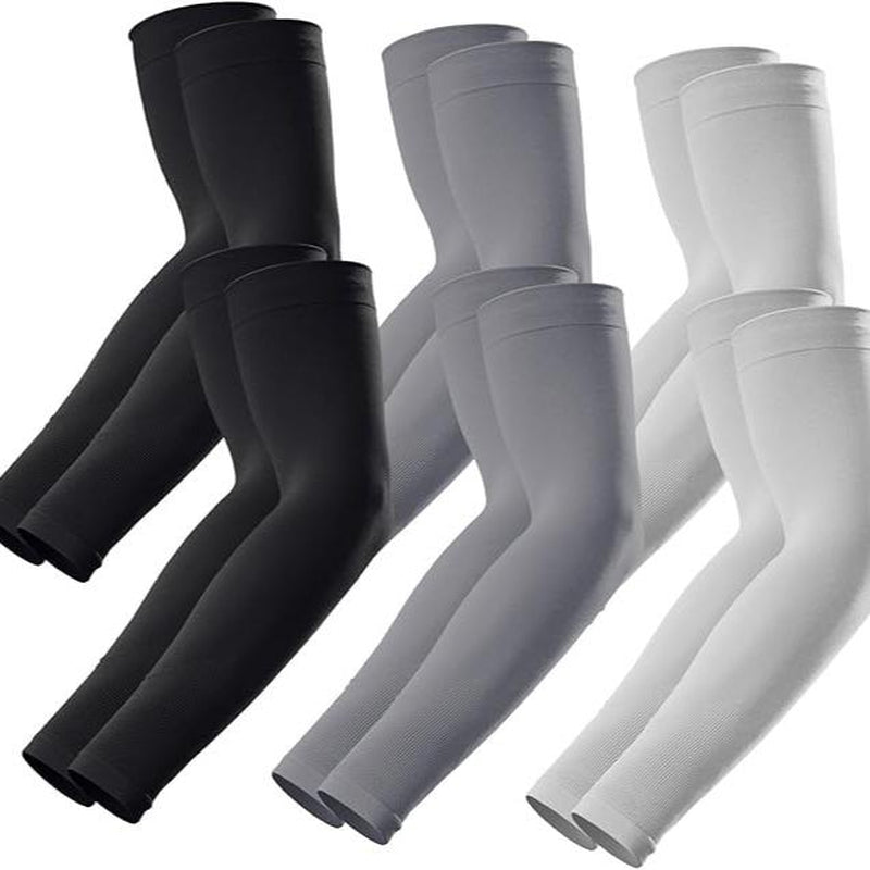 GOUNOD Sun Protection UV Arm Sleeves for Men Women Youth UPF 50+ Compression Cooling Sports Gloves Fallfreshness