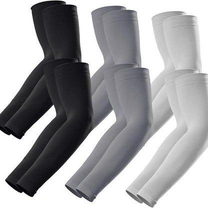 GOUNOD Sun Protection UV Arm Sleeves for Men Women Youth UPF 50+ Compression Cooling Sports Gloves Fallfreshness