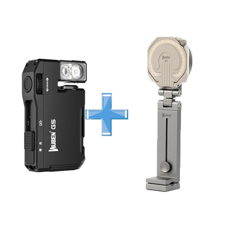 WUBEN G5 Premium Rotatable RGB Mini Pocket Flashlight, 400 Lumens, USB-C Rechargeable, Magnetic Clip, Ideal for Work, Travel, and Gear Bags, Dealsforyoudays