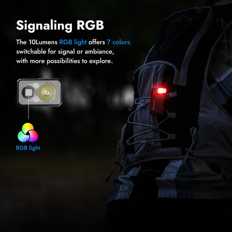WUBEN G5 Premium Rotatable RGB Mini Pocket Flashlight, 400 Lumens, USB-C Rechargeable, Magnetic Clip, Ideal for Work, Travel, and Gear Bags, Dealsforyoudays