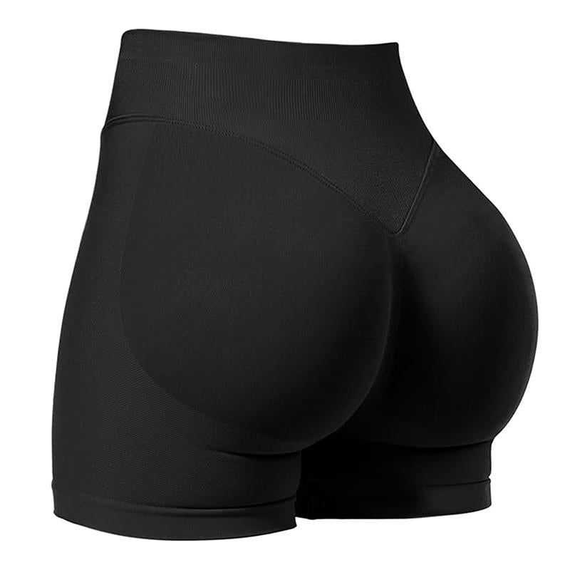 Nvwa-Women'S 6 Piece Workout Shorts Seamless High Waist Butt Liftings Exercise Athletic Fitnesswomen Workout Gym Impact Shorts Hidden Scrunch Butt Lifting Seamless Shorts Training Gymnastics