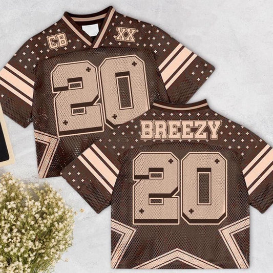 CB Jersey Crop Mesh, CB Jersey Top, Breezy Bowl 2025 Shirt, CB 2025 Jersey, Breezy Jersey