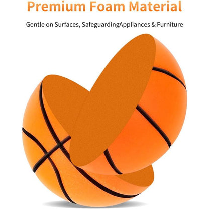 Silent Basketball-Size 7 (29.5") Upgrade Dribble Dream Silent Basketball, Foam Indoor Training Ball for Various Indoor Activities