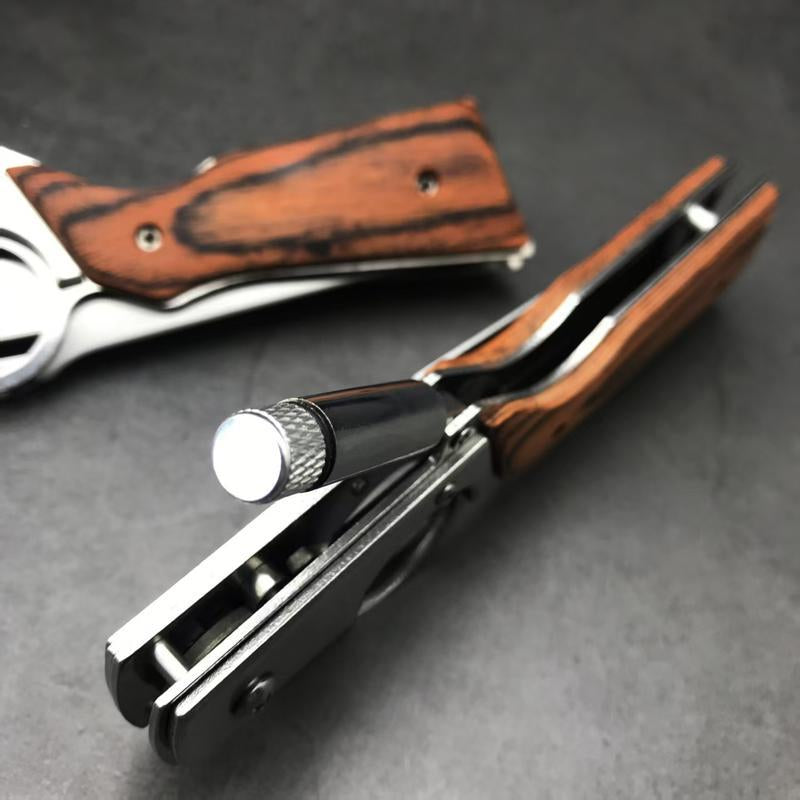 AK47 Pocket Folding Knife, 5C13Mov Stainless Steel,Security Lock,Men'S Gift,Suitable for Camping,Hunting,Outdoor Survival,Emergency Situations and EDC Tactical Tools.