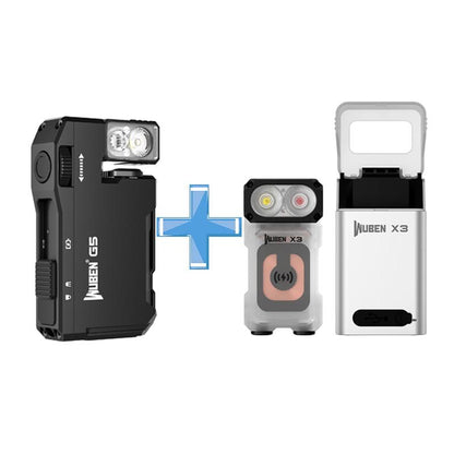 WUBEN G5 Premium Rotatable RGB Mini Pocket Flashlight, 400 Lumens, USB-C Rechargeable, Magnetic Clip, Ideal for Work, Travel, and Gear Bags, Dealsforyoudays