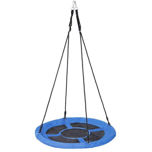 SUPERDEAL 40 Inch Saucer Tree Swing Seat, 800Lbs Capacity for Kids, Flying Saucer Swing with Adjustable Hanging Ropes, Durable 900D Oxford Fabric, Steel Frame, Waterproof, Easy Assembly for Outdoor Playground and Backyard,
